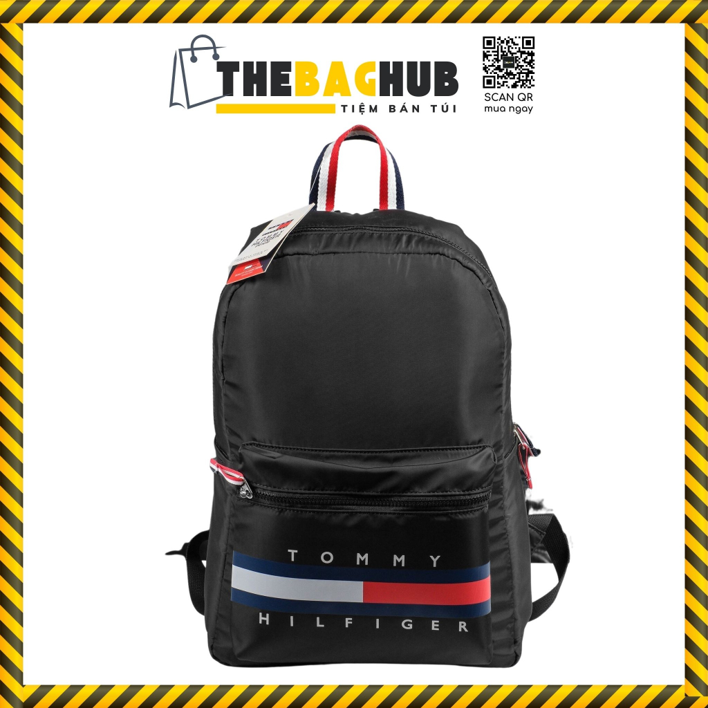 Balo phong cách thời trang đi làm du lịch đi học, chống nước Fit laptop 15inc - Tommy Hilfiger Classic 453015