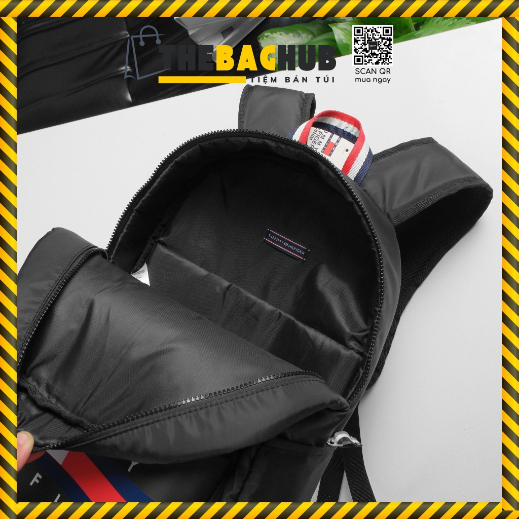 Balo phong cách thời trang đi làm du lịch đi học, chống nước Fit laptop 15inc - Tommy Hilfiger Classic 453015