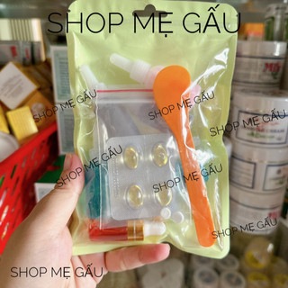 Set kích trắng tẩy đen thâm trộn kem body x10