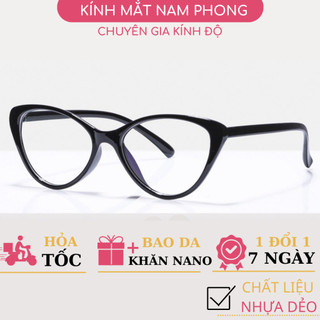 GỌNG KÍNH CẬN MẮT MÈO NHỰA DẺO CAO CẤP 2383 - Phụ Kiện Thời Trang Phù Hợp Nhiều Khuôn Mặt