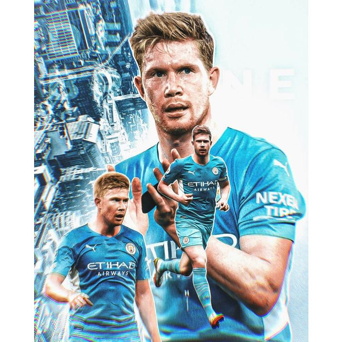 Poster Kevin De Bruyne, Ảnh Dán Tường Kevin De Bruyne Cực Đẹp, Poster Bóng Đá Có Sẵn Keo Dán - Mới Nhất