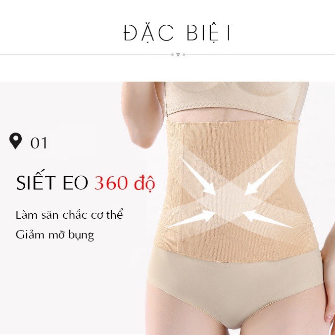 Đai nịt bụng sau sinh, đai xoá bụng faso chống cuộn định hình eo