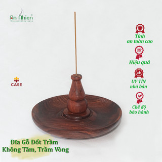 Đốt Trầm Bằng Gỗ – Đĩa Tròn GO1