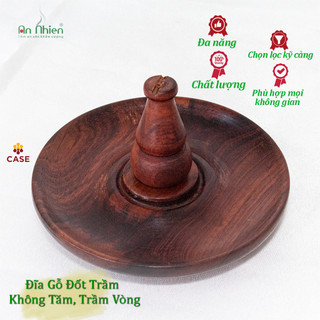 Đốt trầm bằng gỗ – đĩa tròn go1