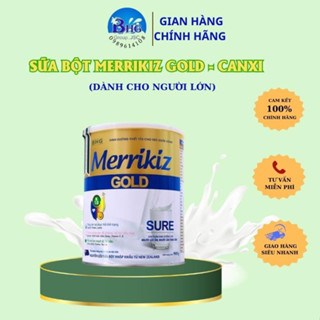 Sữa Bột Merrikiz Gold Sure 900g - Dinh Dưỡng Cho Người Gầy Ốm, Nhẹ Cân