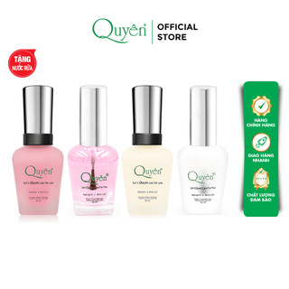  Combo Sơn Móng Tay Siêu Dưỡng Cao Cấp Mỹ Phẩm Quyên  Hồng Phẳng Trắng Bóng  - TẶNG NƯỚC RỬA MÓNG TAY 