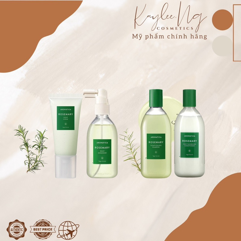 Bộ Dưỡng Chăm Sóc Tóc Aromatica Rosemary