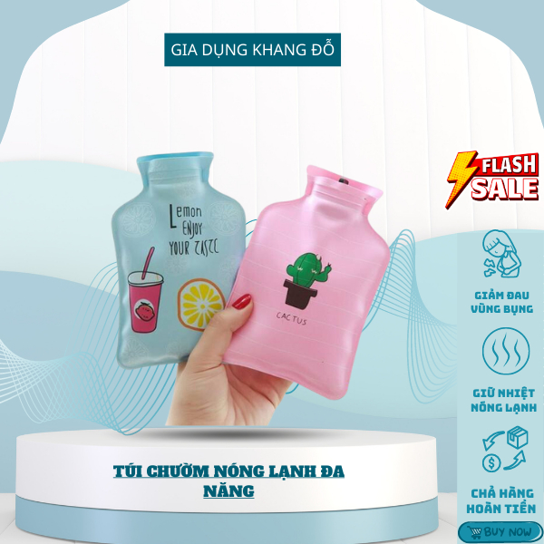 Túi Chườm Nóng Lạnh Giữ Nhiệt Mini Siêu Rẻ chườm-Bụng kinh, chườm đá loại mini phù hợp mang đi du lịch