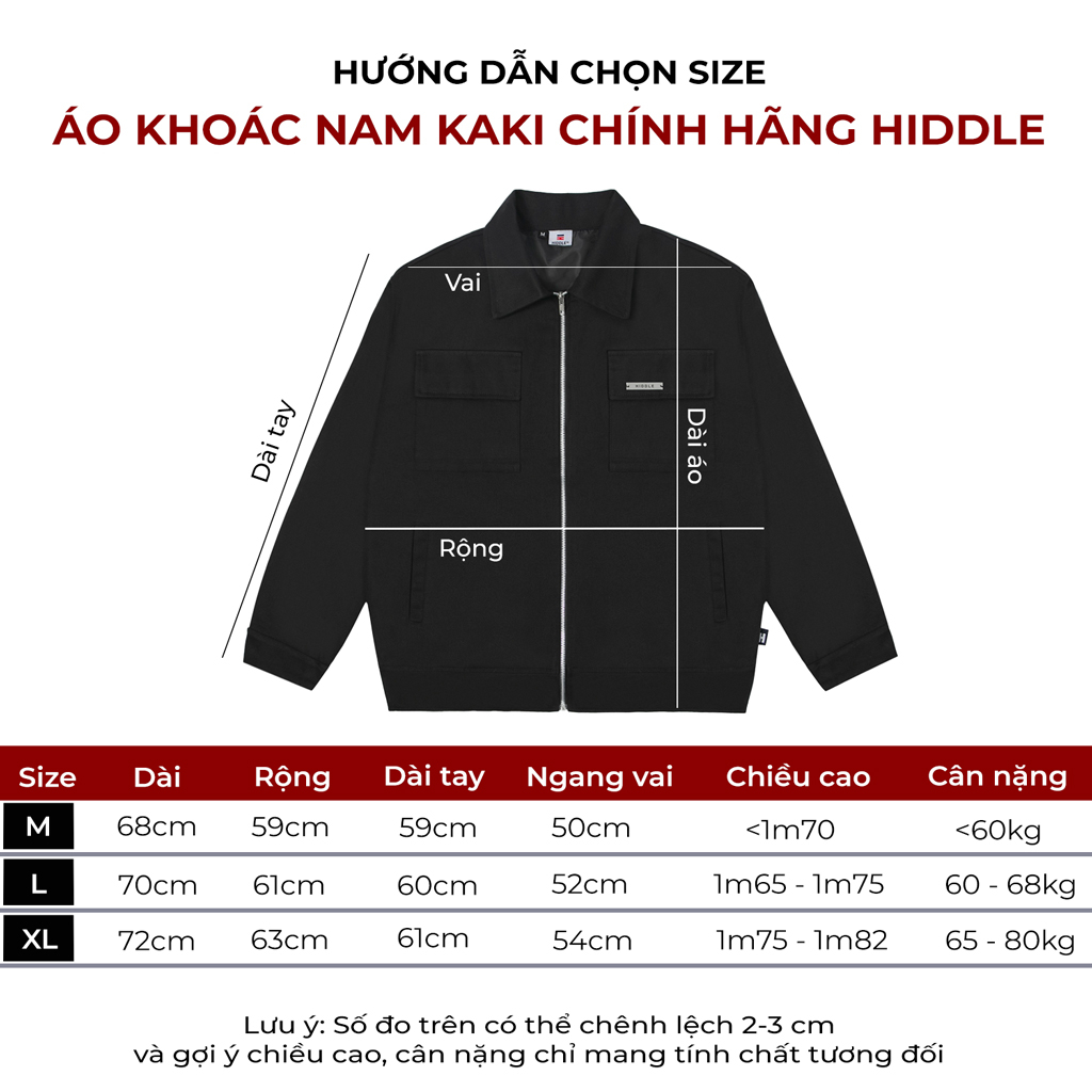 Áo khoác nam cao cấp hàng hiệu vải kaki, vải dạ và vải da lộn chính hãng HIDDLE | H8-AK1, H8-AK7 & H11-AK1