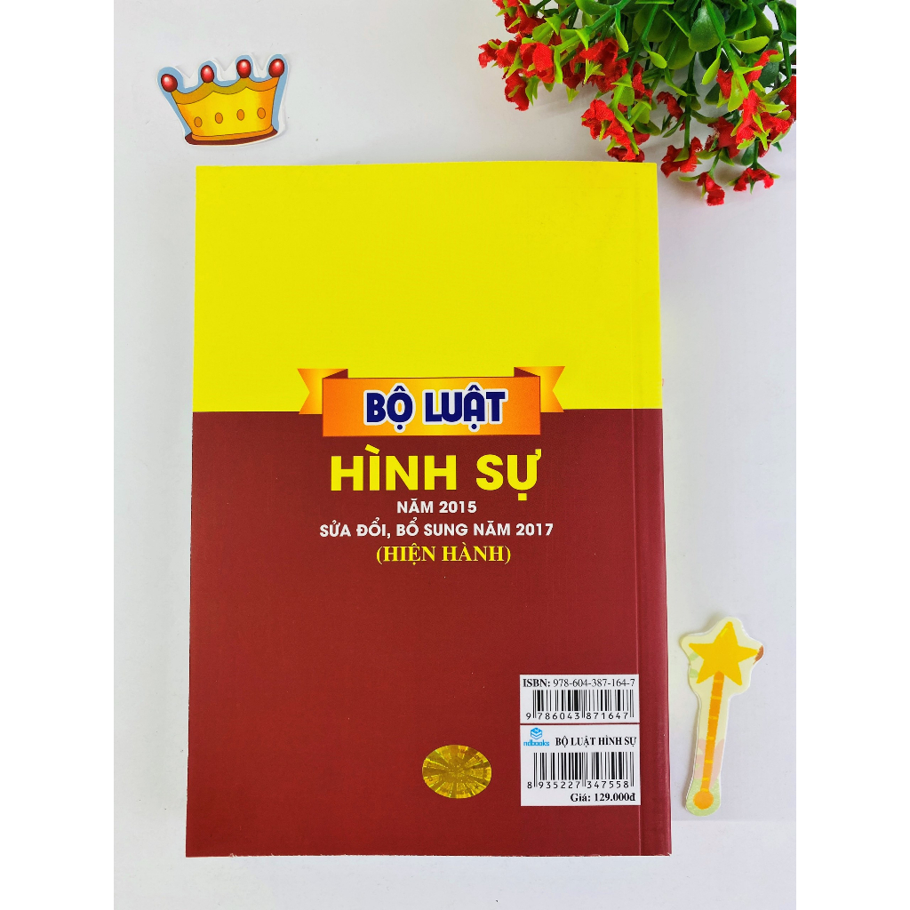 Sách - Bộ Luật Hình Năm 2015 sửa đổi, bổ sung năm 2017  B129 - ndbooks