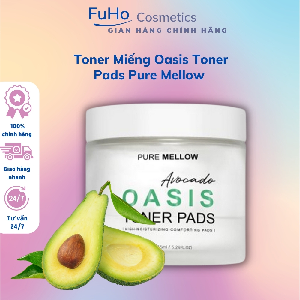 Tẩy Trang, Miếng Toner Tẩy Trang 3 Trong 1 Oasis Toner Pads Pure Mellow Nhập Khẩu Chính Hãng Hàn Quốc 70 Miếng