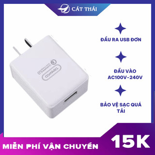 Cốc Sạc Nhanh Tranyoo AK200 hỗ trợ sạc nhanh kèm cáp micro or type C , đều có thể dùng an toàn