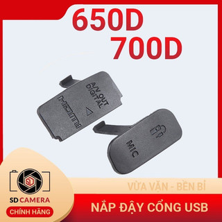 Nắp cao su che cổng USB HDMI cho Canon EOS 650D 700D