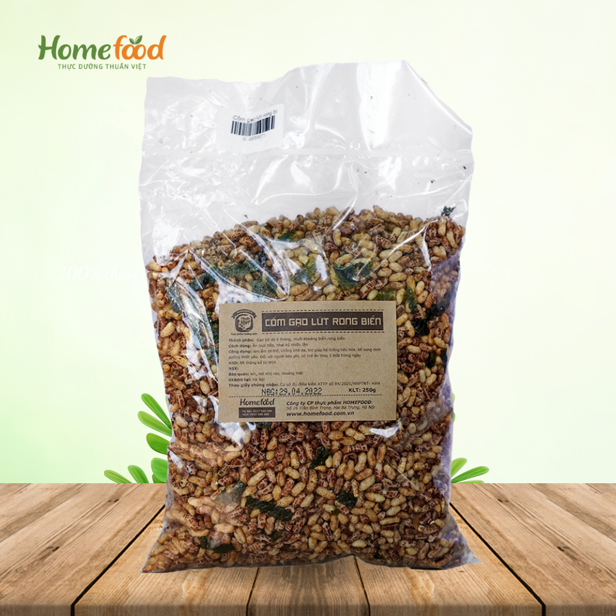 Cốm gạo lứt Homefood 250g