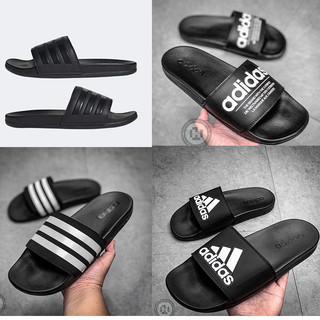 Dép quai ngang a.d.i.d.a.s cloudfoam comfort màu đen