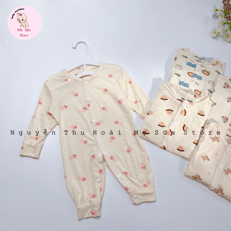 Sleepsuit chất petit siêu mát cùng hoạ tiết hàn quốc cho bé trai/bé gái