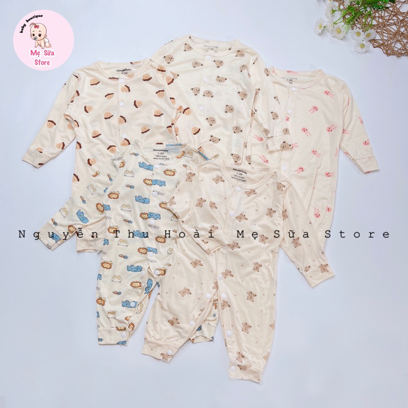 Sleepsuit chất petit siêu mát cùng hoạ tiết hàn quốc cho bé trai/bé gái