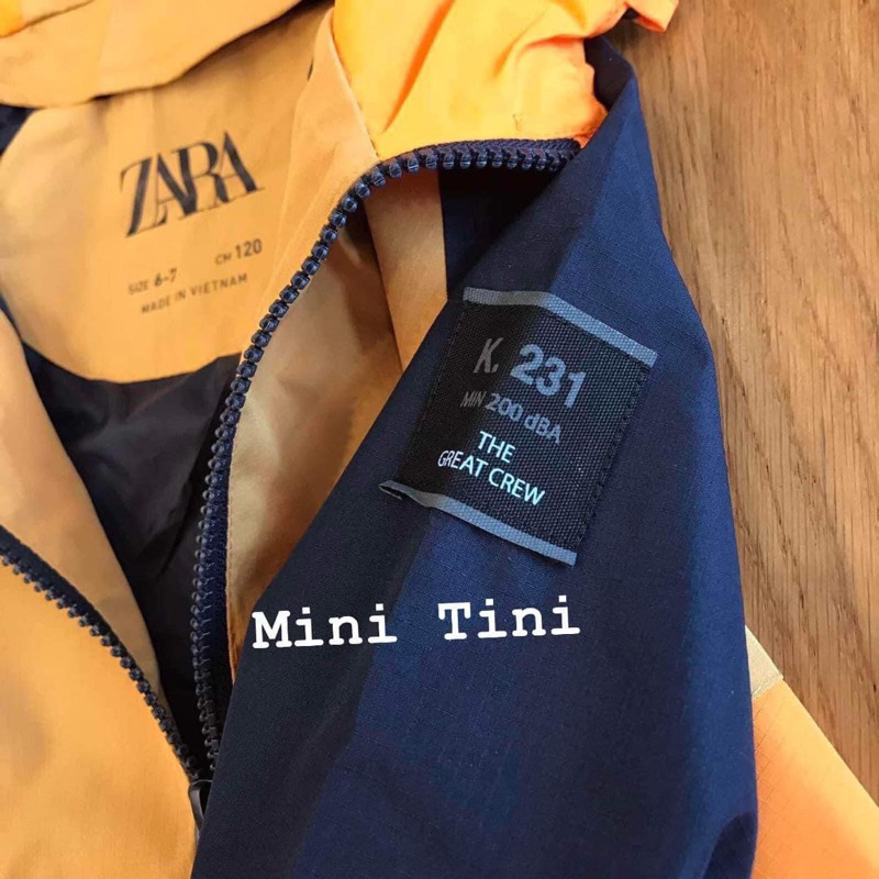 Áo khoác gió 2 lớp Zara dư xịn