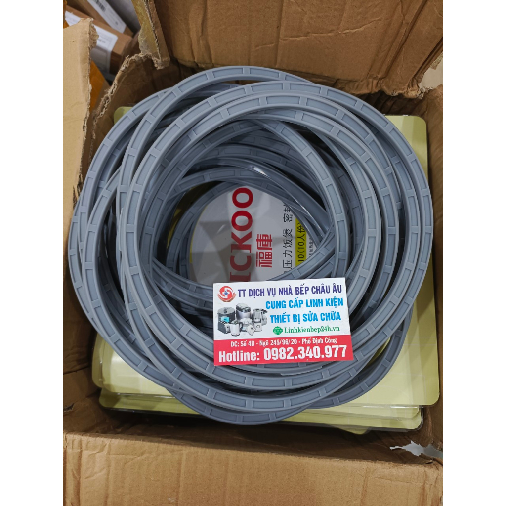 Gioăng nồi cơm Cuckoo Hàn Quốc 22cm - 1.8L (Gioăng Ko hộp & Gioăng Có hộp)