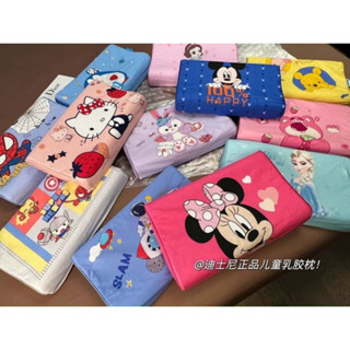 Gối cao su non trẻ em 5d,chất liệu vỏ cottoong nhièu màu sắc ngộ nghĩnh,ruột cao su có lỗ thoáng khí,size 30-50 cm