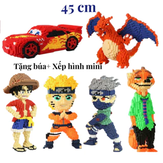 Đồ chơi mô hình lắp ráp Naruto Kakashi car MC Queen tặng búa+lật đật mini (mua từ 199k tặng xếp hình mini