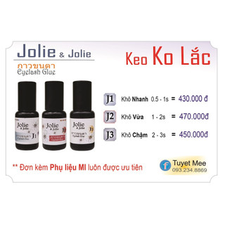 Keo Thái Jolie Siêu BỀN, MƯỢT, cay rất nhẹ, đặc biệt dùng Không Cần Lắc (No shake)