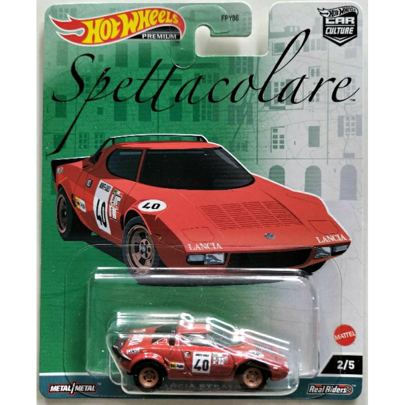 Hot wheels 2023 car culture spettacolare lancia stratos