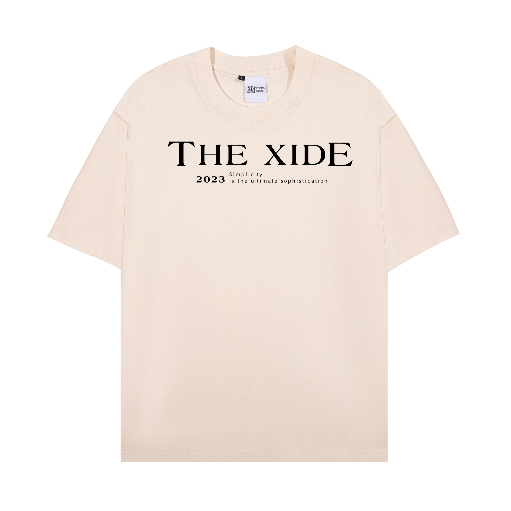 Áo thun The Xide áo phông unisex hình in chữ form rộng chất cotton 2 chiều định lượng 250gr co giãn