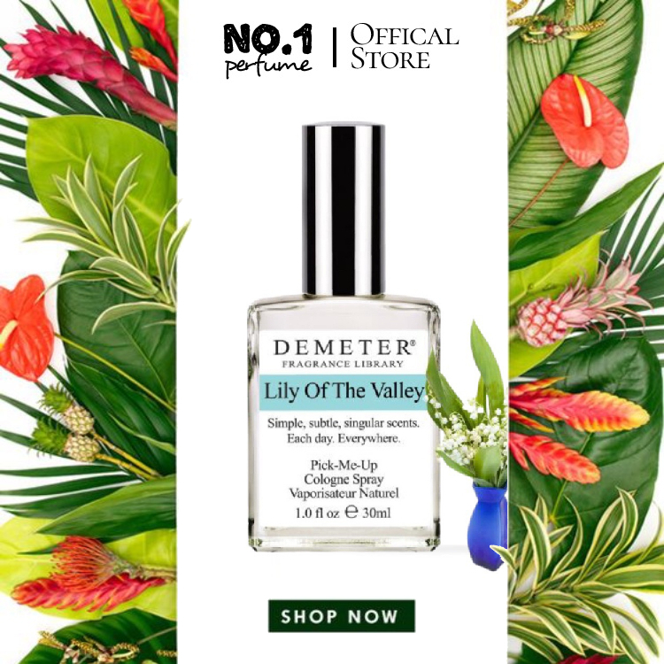 ⁂︎ 10ml┊ Nước hoa Lily of the Valley by Demeter Cologne Spray - 10мl - #🄽🄾.🄸