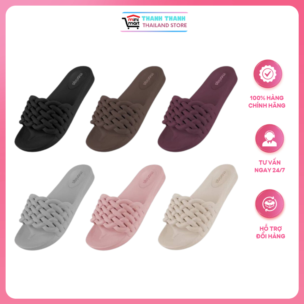 Dép Nữ Quai Ngang MONOBO 10.7 Chất Liệu Xốp Cao Su Siêu Bền Nhẹ - Thanh Thanh Store