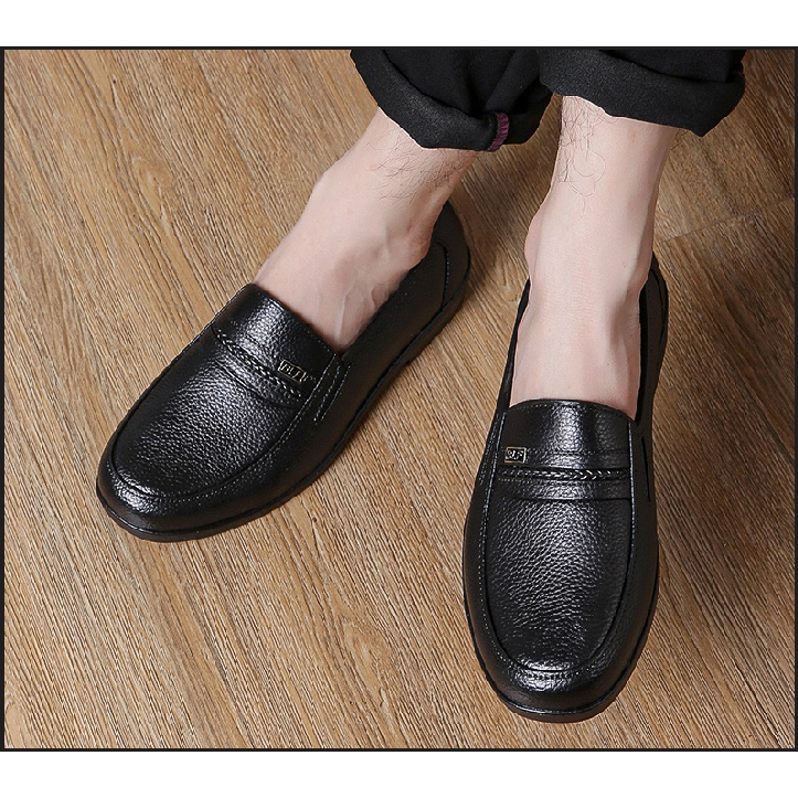 Giày cao su đi mưa vân da cao cấp