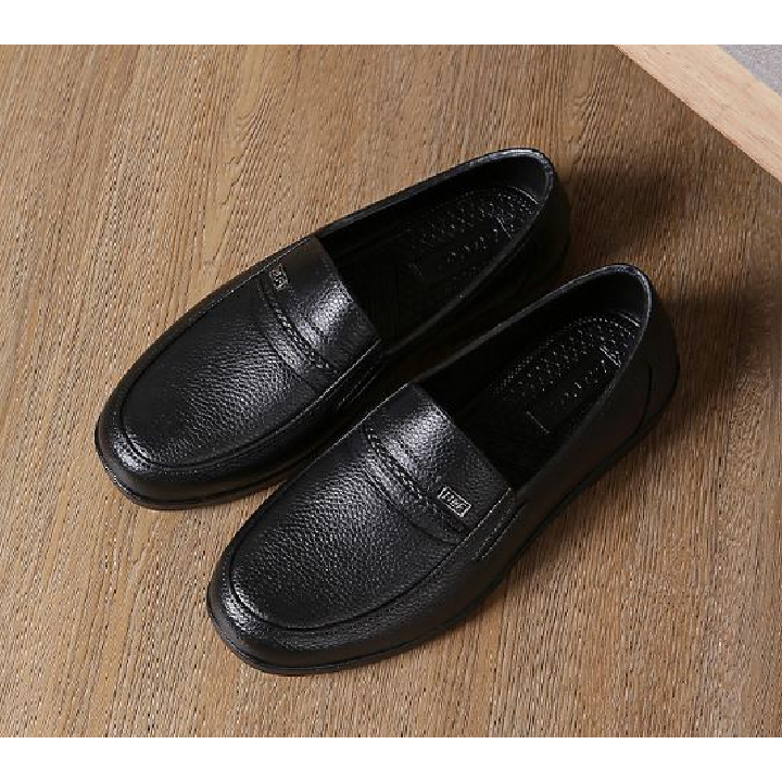 Giày cao su đi mưa vân da cao cấp