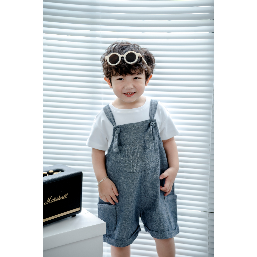 Bộ Áo Liền Quần Jumpsuit Chất Linen Thoáng Mát Cho Bé - NAIROBI JUMPSUIT - JSL007 - SAOLA KIDS CLOTHING