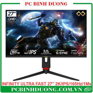 Màn hình phẳng infinity 27" ultra fast 2k/ips/165hz/1ms chính hãng bảo hành 24 tháng