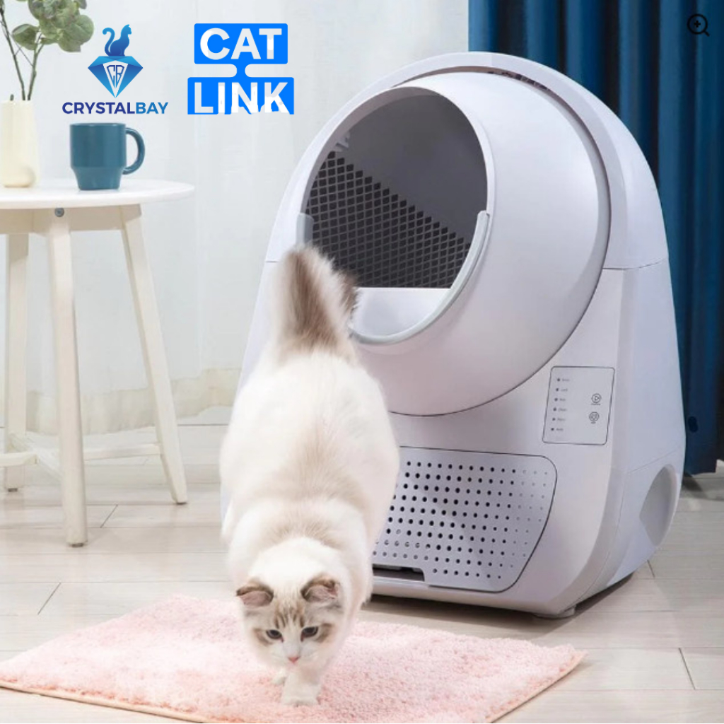 Máy Vệ Sinh Tự Động Cho Mèo Catlink - bản YOUNG ko app - Crystal Bay