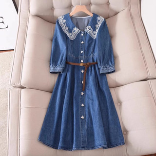 Váy denim Eifini dư tuồn