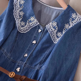 Váy denim Eifini dư tuồn