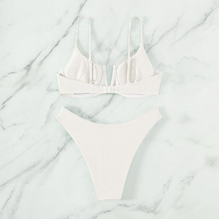 Bikini cúp ngực phối màu dễ thương