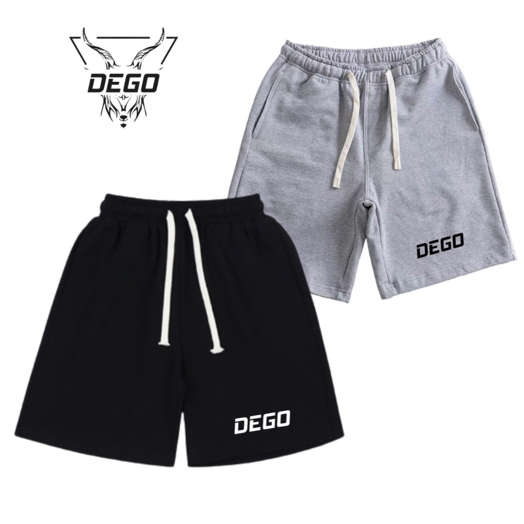 Quần Short DEGO Unisex Nam Nữ Chất Nỉ Cotton 100% Cao Cấp,Quần Lửng Phong Cách,Mặc Thoáng Mát,Co Dãn 4 Chiều
