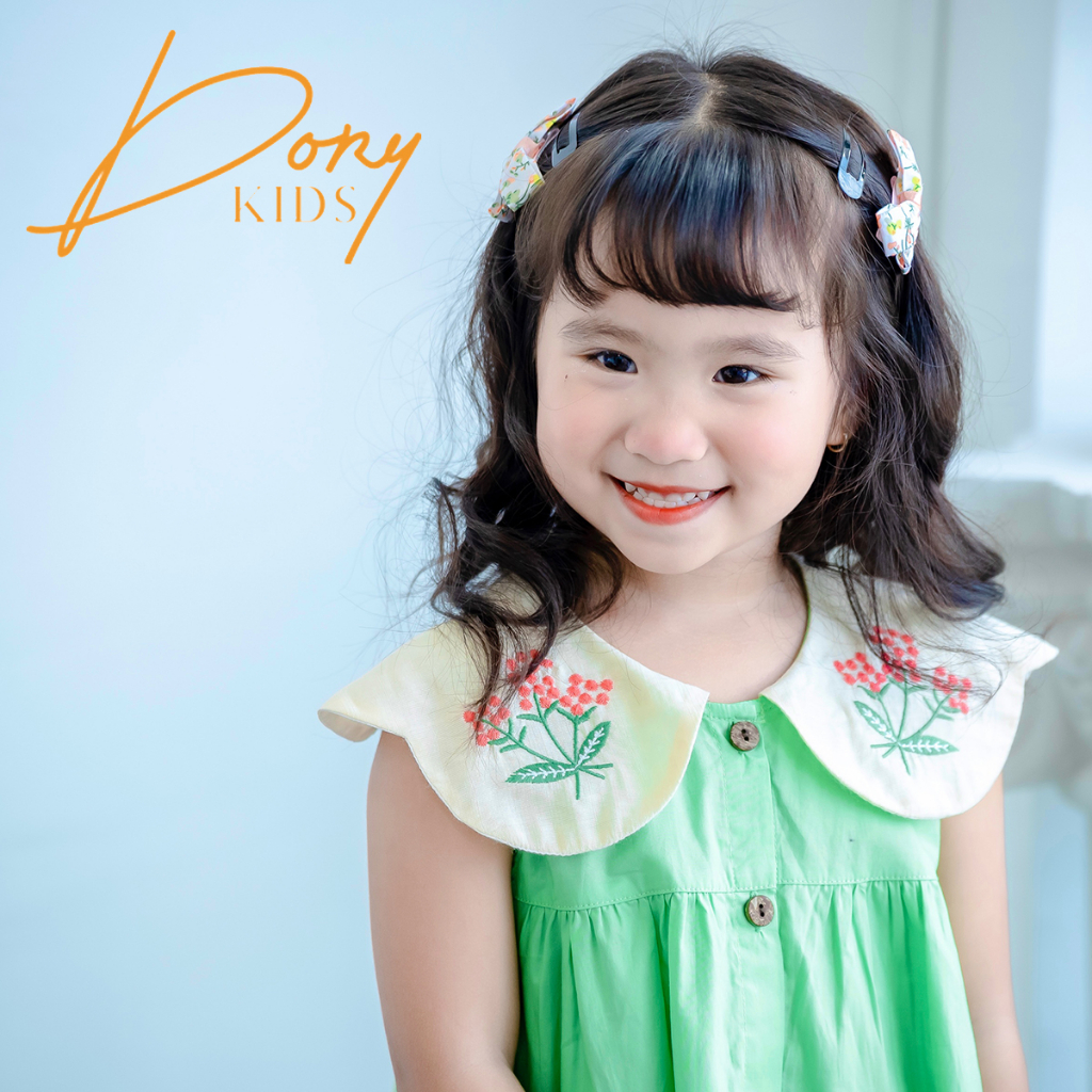 Váy cho bé gái 8kg đến 40kg YOYOKIDS, chất liệu cotton cao cấp kiểu dáng babydoll thoải mái cho bé vui chơi cafe