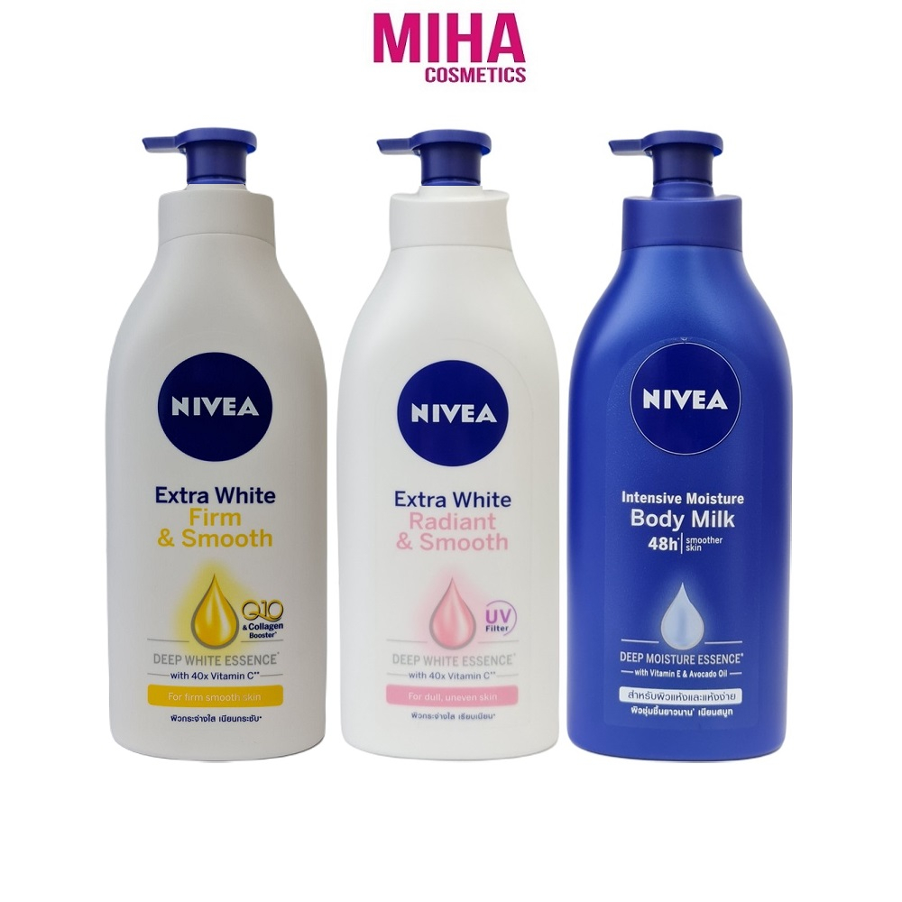 Sữa Dưỡng Thể NIVEA Extra White Q10 Dưỡng Ẩm Trắng Da 600ml Thái Lan