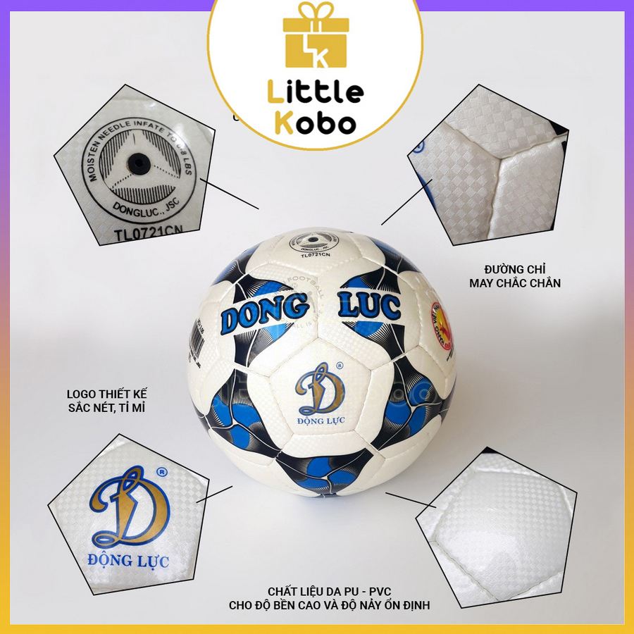 [Bóng Đá] Banh Động Lực Số 5 Tặng Kèm Kim Và Túi Lưới Đựng Bóng Thể Thao Ngoài Trời Futsal Đồ Chơi Vận Động