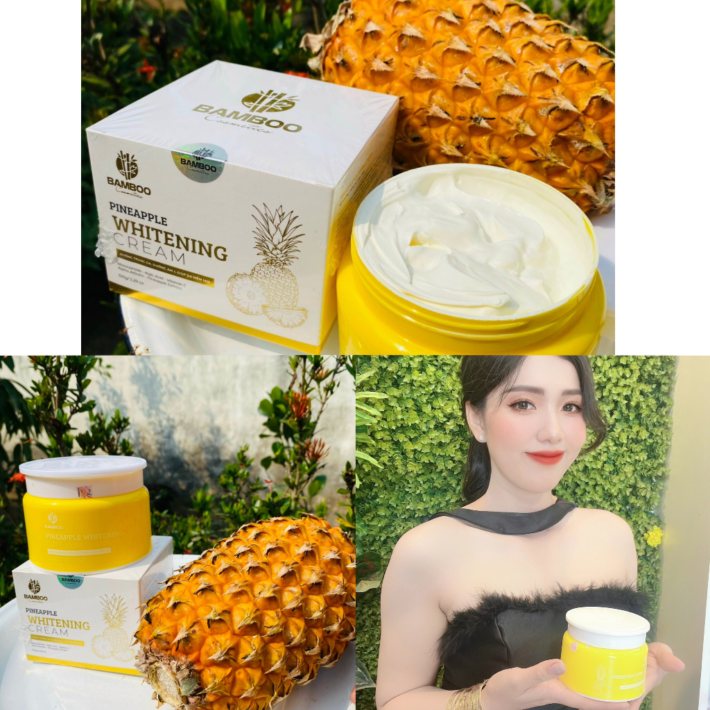 Kem Body PINEAPPLE WHITENING CREAM BAMBOO