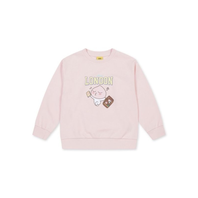 Áo nỉ da cá xuất Hàn Topten x Kakao friends Hồng