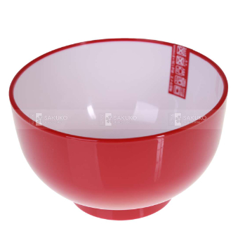 Bát nhựa Nakaya màu đỏ 750ml