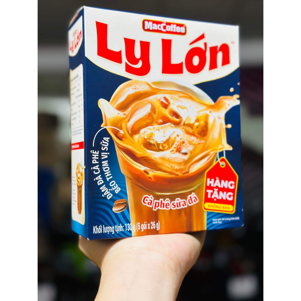 Comno 5 gói lẻ cà phê sữa Ly Lớn MacCoffee