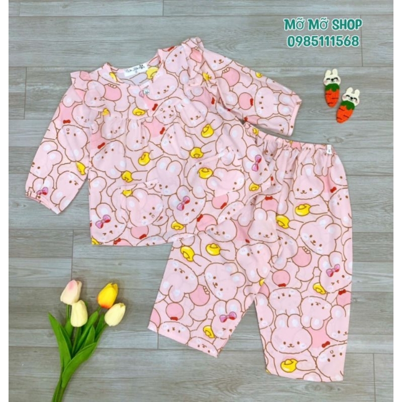 BỘ TOLE LANH TDQD Bé gái 2 túi cute từ 10 - 37kg