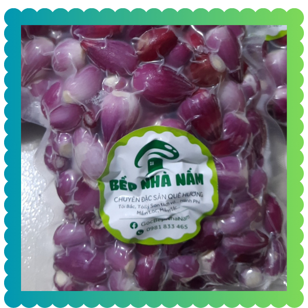 Hành LÝ SƠN Tách Vỏ Hút Chân Không - Gói 500gr