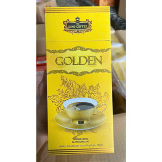 Cà phê rang xay cao cấp golden king coffee-cà phê arabica & cà phê robusta việt nam- hộp 450g