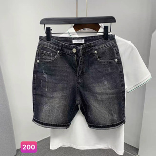 Quần Short Jean Đùi Rin Nam Xanh Trơn Co Giãn 4 chiều M117